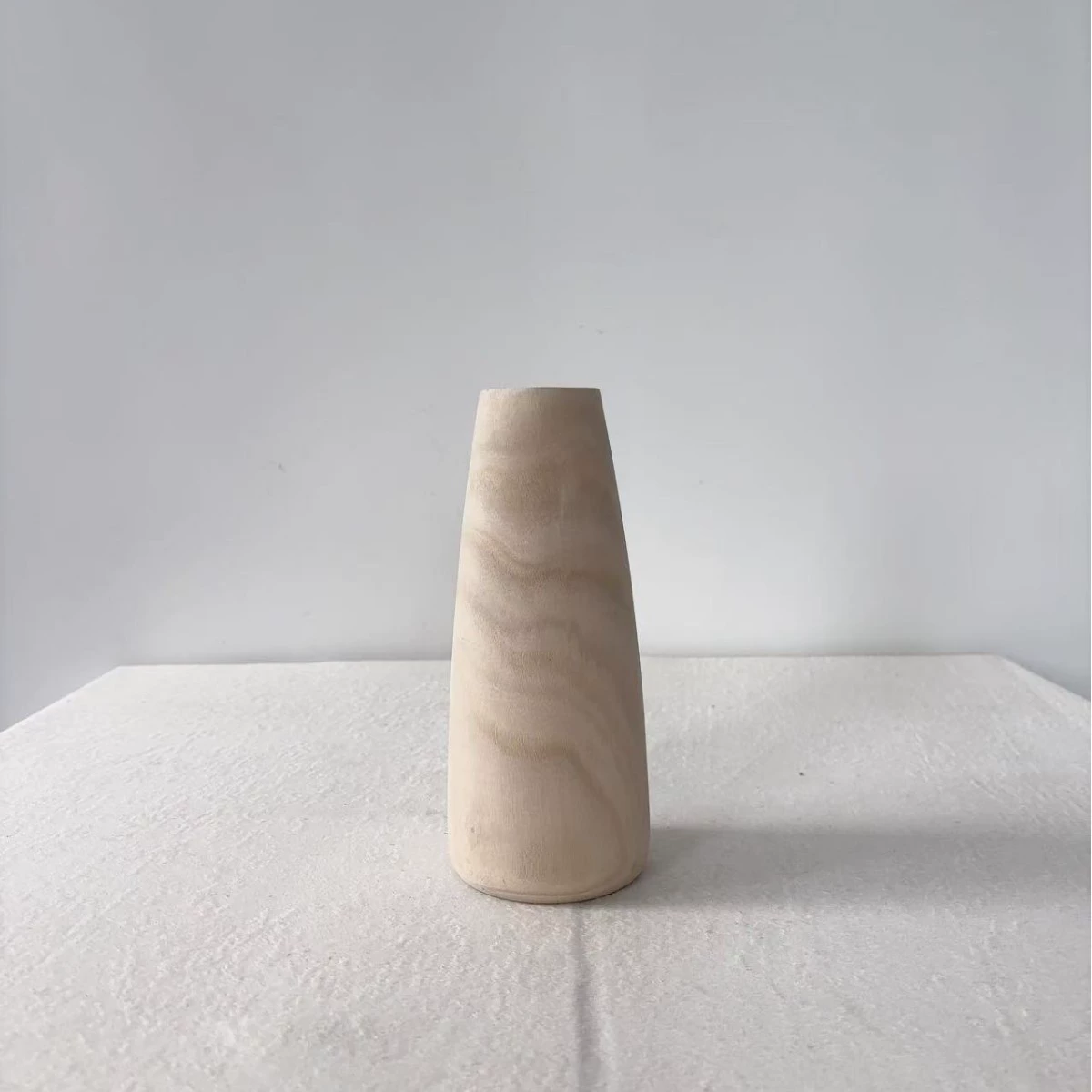 實木花瓶簡約家居插花花器工藝品擺件裝飾桌面客廳展櫃花瓶