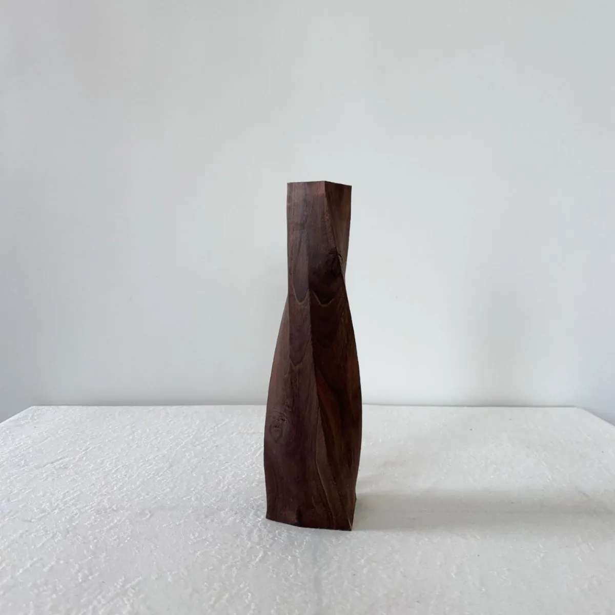 北歐簡約現代風木質創意家居擺件客廳餐廳裝飾品批發花瓶插