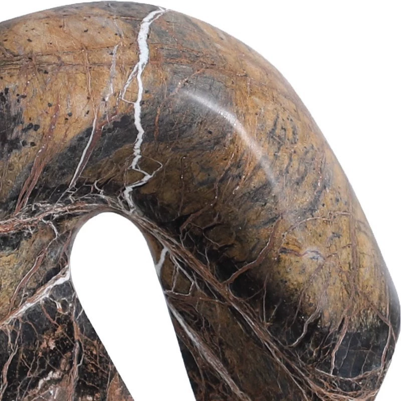 現代極簡約輕奢大理石幾何雕刻無名樣板間臥室衣帽間梳粧檯擺件