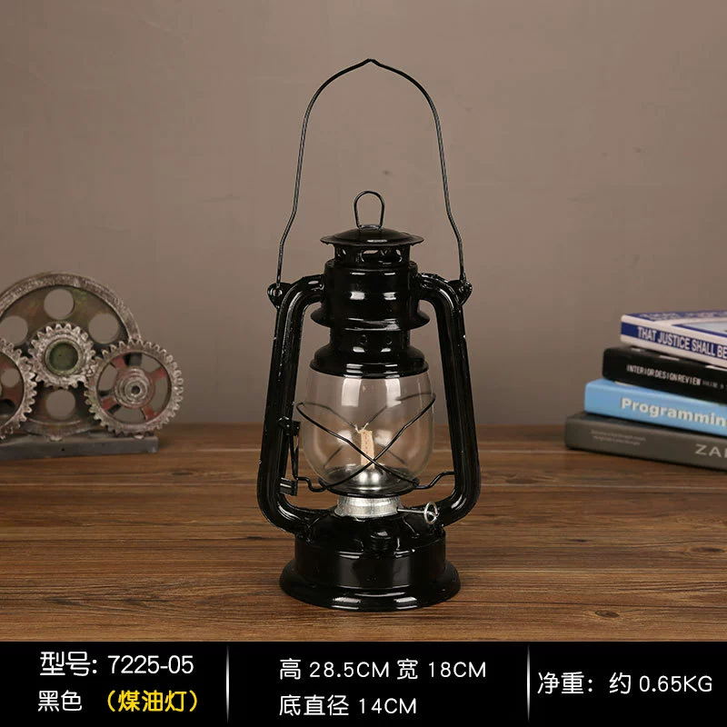 28cm復古煤油燈老式油燈戶外露營帳篷燈宗教慶典祭祀活動道具馬燈