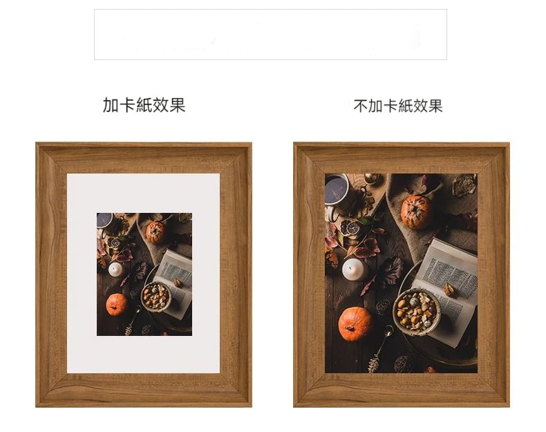 簡約設計感木紋相框擺台照片裱框A3 A4 6吋 7吋 8吋洗相片做成相框擺飾書法字畫框台灣出貨