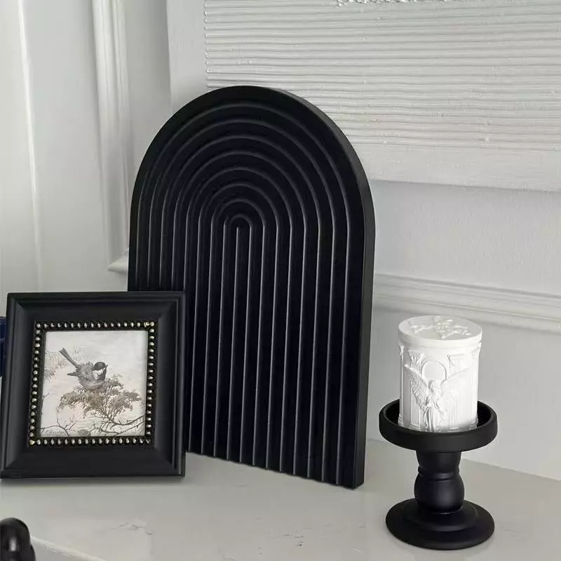 水波紋實木托盤 家用麵包板 櫸木香薰收納置物盤 下午茶咖啡托盤 台灣出貨