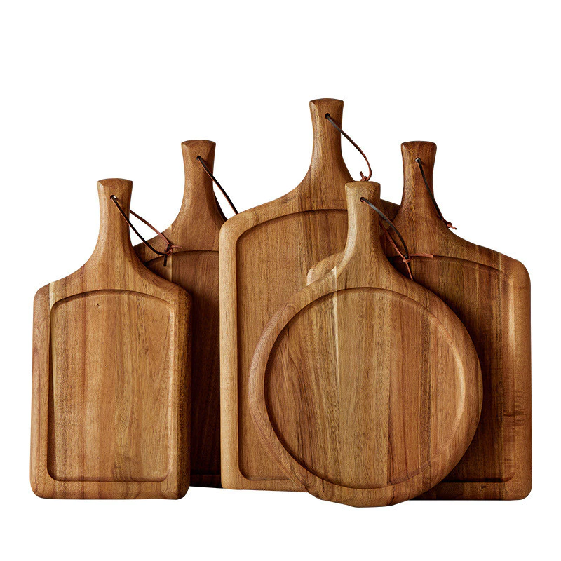 相思木輕食餐盤 日式木質披薩盤 牛排餐具木盤 實木托盤 西餐盤 和風菜盤 台灣出貨