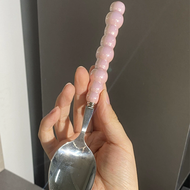 法式餐具碗碟套裝家用高顏值女生吃飯可愛陶瓷碗具新款浮雕餐具