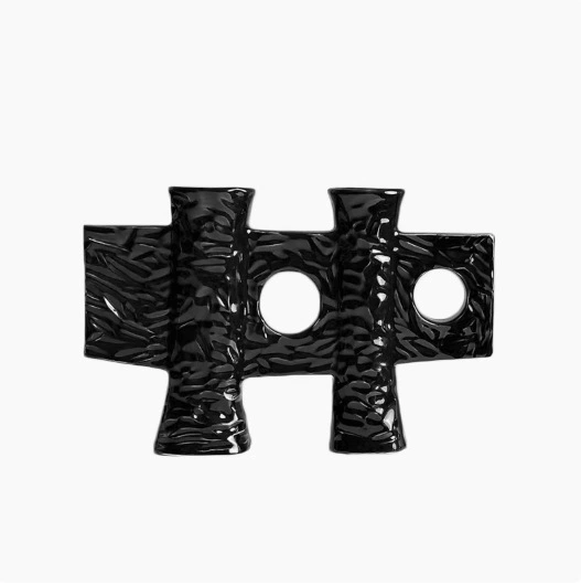 輕奢現代意式售樓處菜花陶瓷花器樣板房間書房玄關過道軟裝花瓶