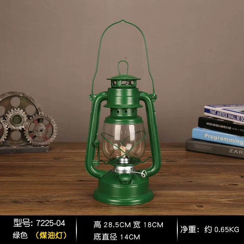 28cm復古煤油燈老式油燈戶外露營帳篷燈宗教慶典祭祀活動道具馬燈