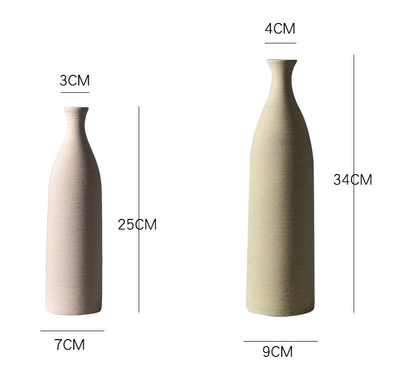 北歐莫蘭迪 陶瓷花瓶 乾燥花裝飾 花藝擺飾 客廳插花 現代簡約 創意小花瓶 台灣出貨