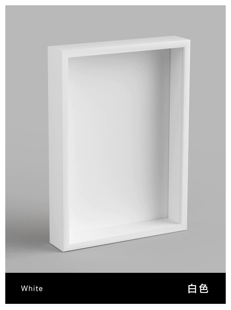 立體中空A3 A4相框空框掛牆木質乾燥花蝴蝶標本框手工diy擺台多種規格畫框台灣出貨