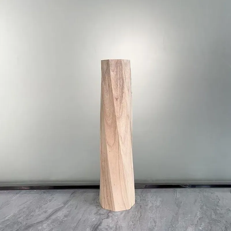 支持定制北歐簡約現代風木質創意家居擺件客廳餐廳裝飾品批發花瓶