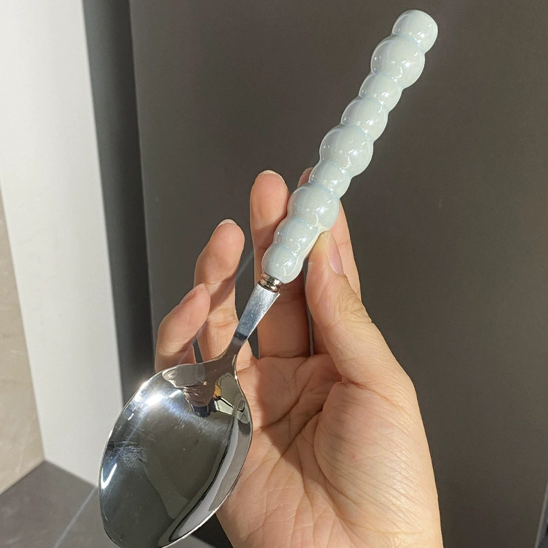 法式餐具碗碟套裝家用高顏值女生吃飯可愛陶瓷碗具新款浮雕餐具