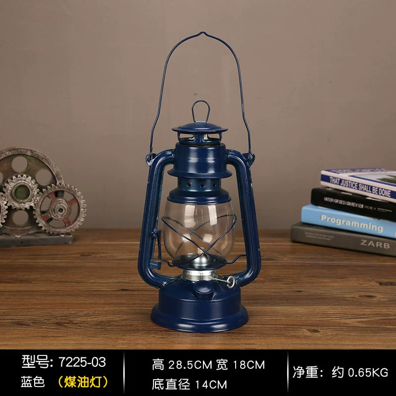 28cm復古煤油燈老式油燈戶外露營帳篷燈宗教慶典祭祀活動道具馬燈