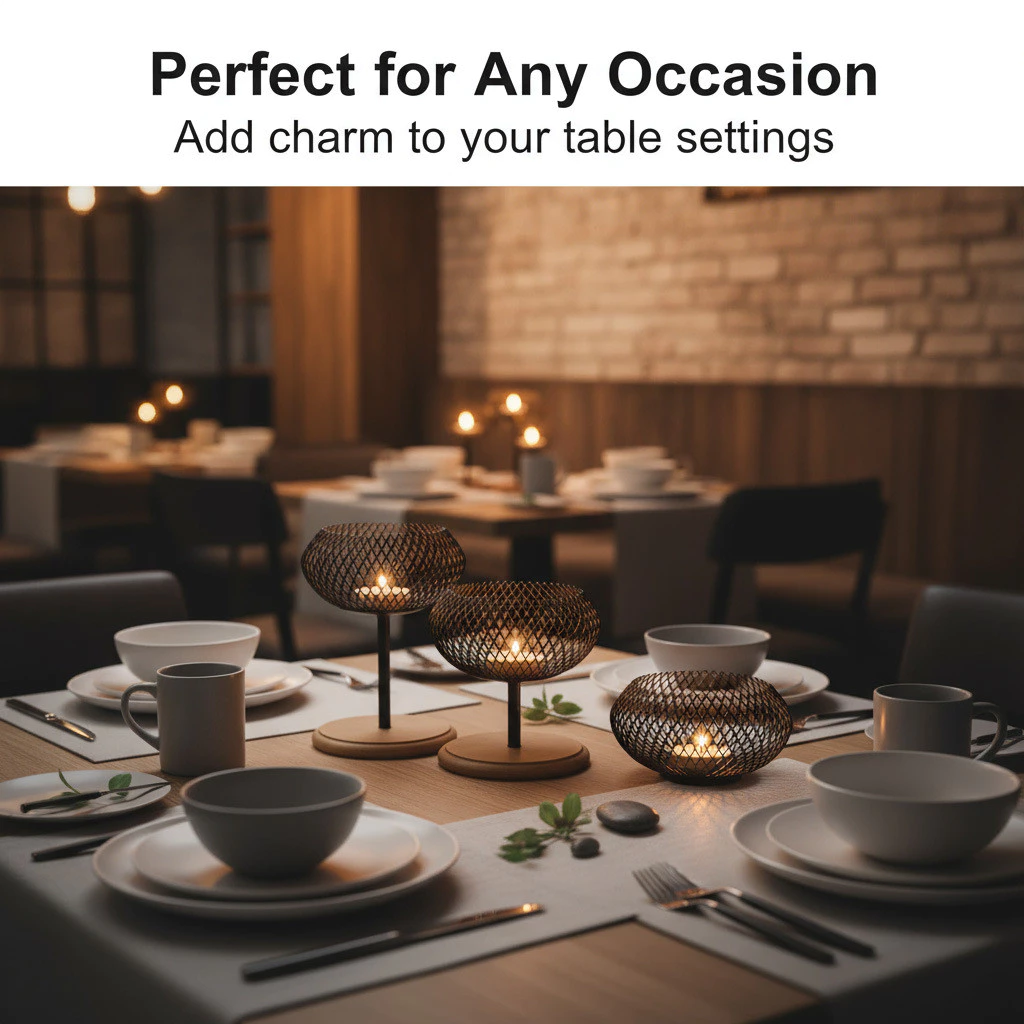 氣氛燭台鐵藝燭台 香氛燈蠟燭托 情境燭燈臺 復古蠟燭座家居擺飾 台灣出貨