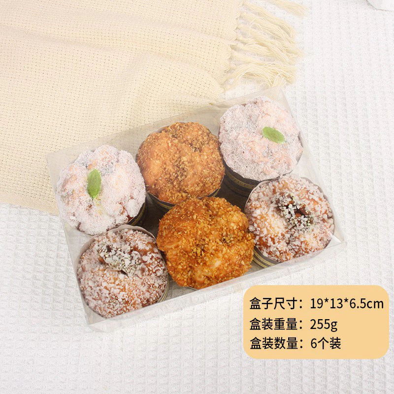 仿真法式奶油PU麵包小蛋糕 内置磁铁 橱窗展示擺件 仿真紙杯蛋糕模型道具 台灣出貨