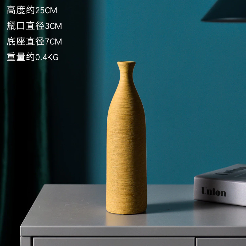 北歐莫蘭迪 陶瓷花瓶 乾燥花裝飾 花藝擺飾 客廳插花 現代簡約 創意小花瓶 台灣出貨