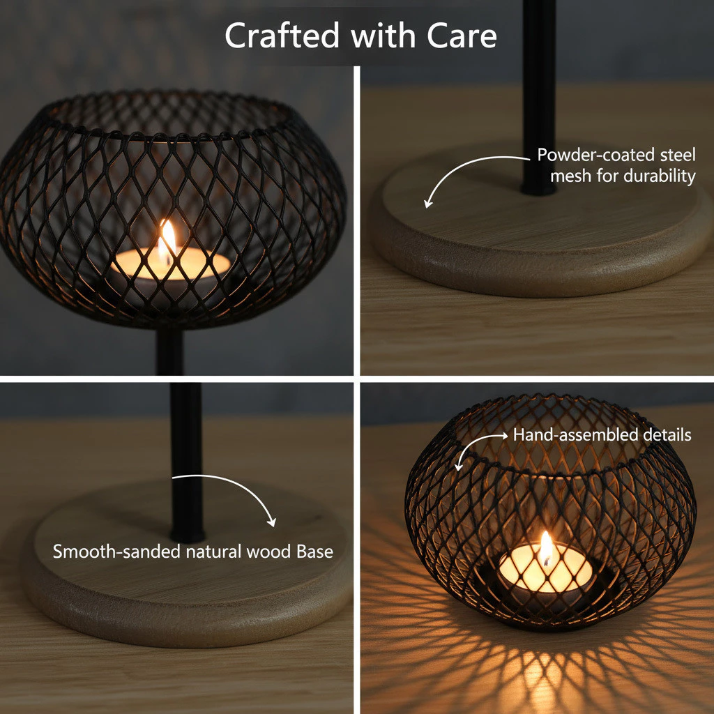 氣氛燭台鐵藝燭台 香氛燈蠟燭托 情境燭燈臺 復古蠟燭座家居擺飾 台灣出貨