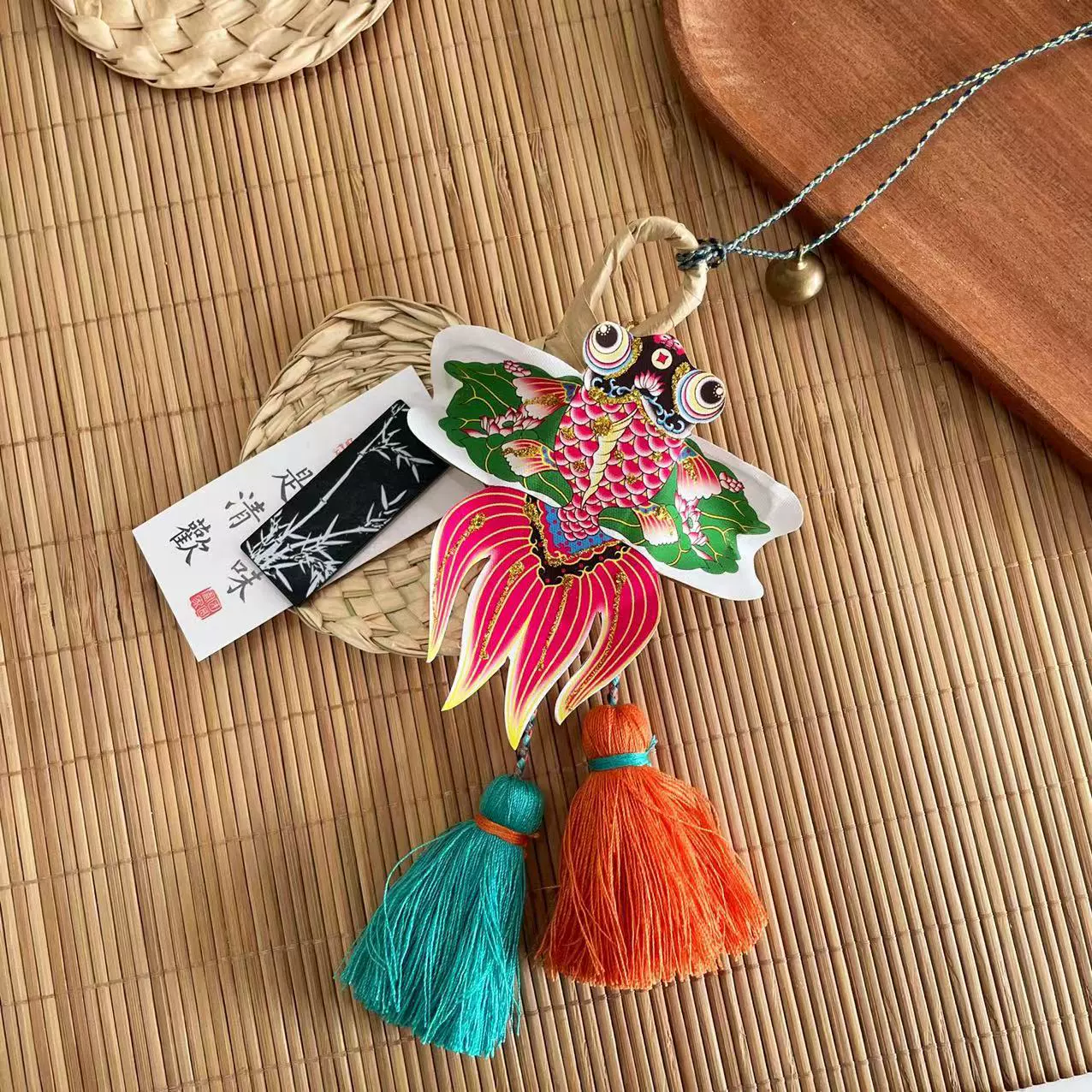 節日傳統紙鳶迷你風箏蒲扇掛件活動diy材料新中式掛飾車掛伴手禮