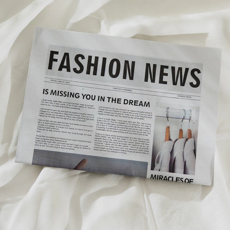ins風英文報紙拍照道具裝飾擺飾網紅服飾家居美食拍攝攝影背景紙 台灣出貨