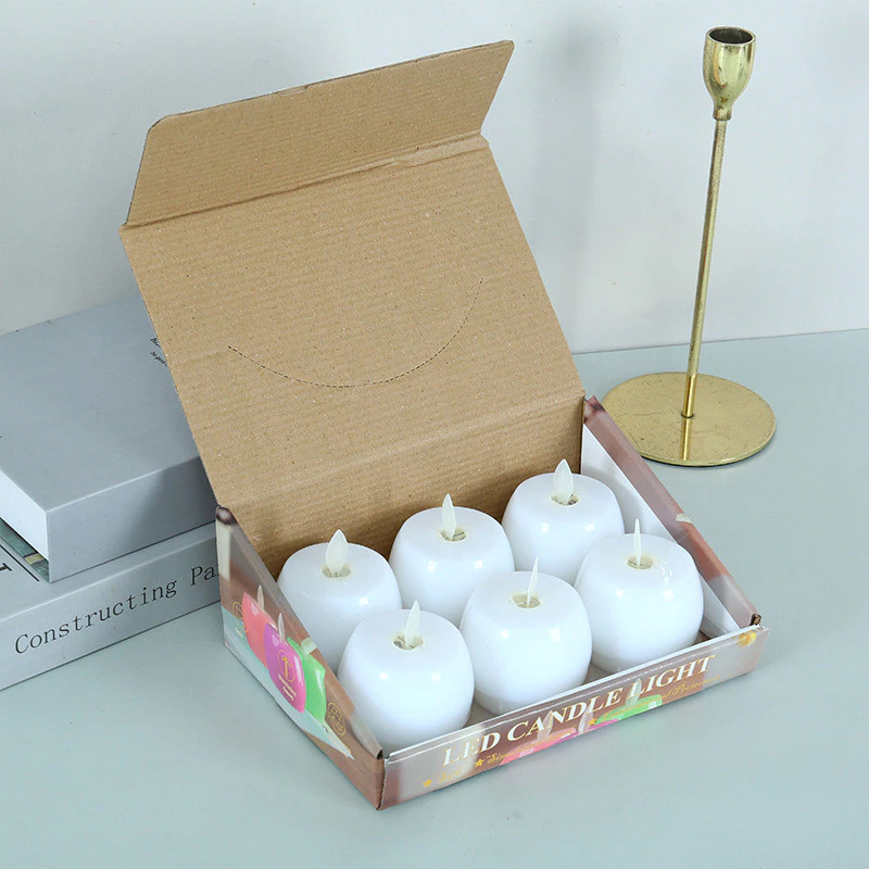 創意led電子搖擺蠟燭燈 婚禮裝飾節慶活動佈置蠟燭 蘋果仿真火焰搖擺蠟燭 台灣出貨