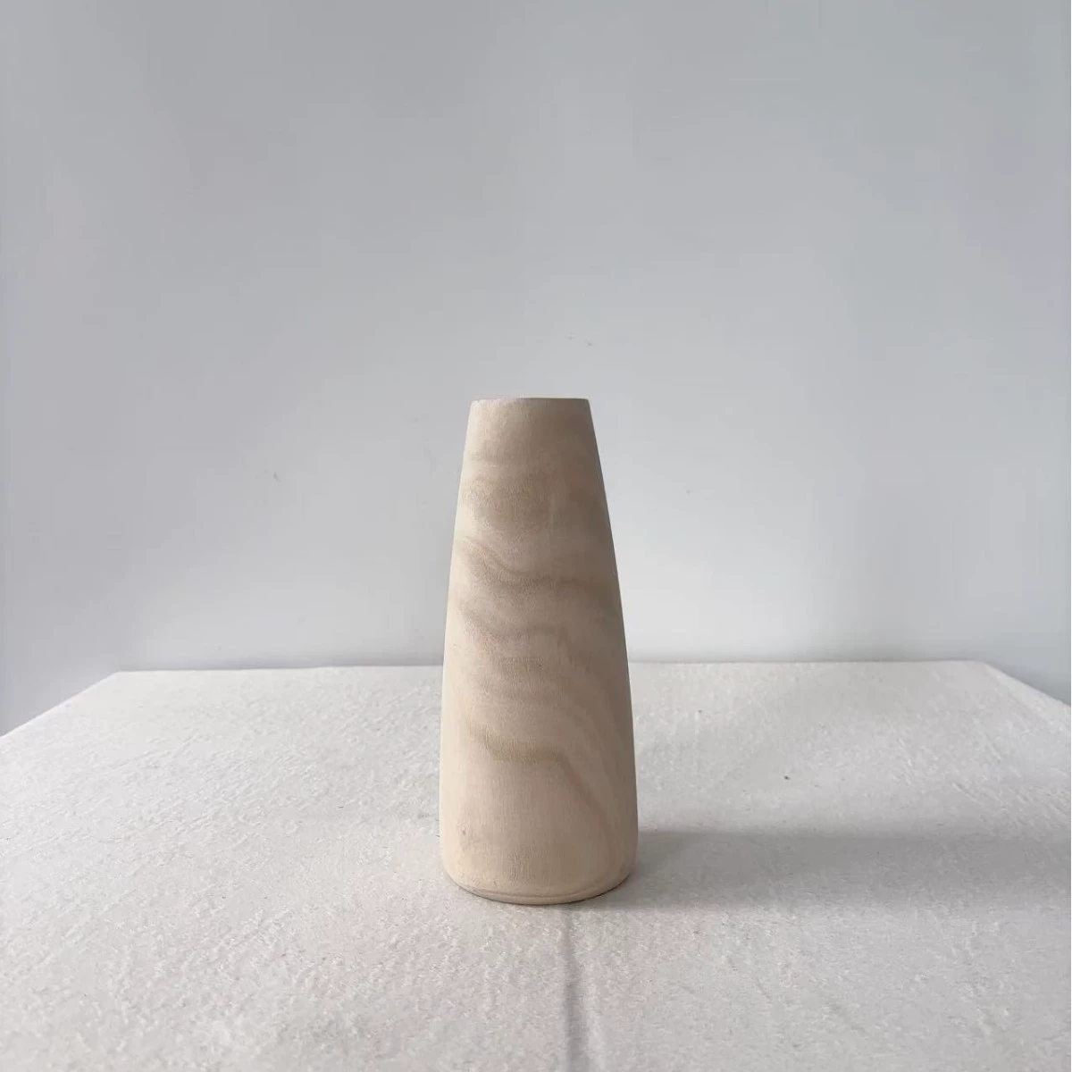 實木花瓶簡約家居插花花器工藝品擺件裝飾桌面客廳展櫃花瓶