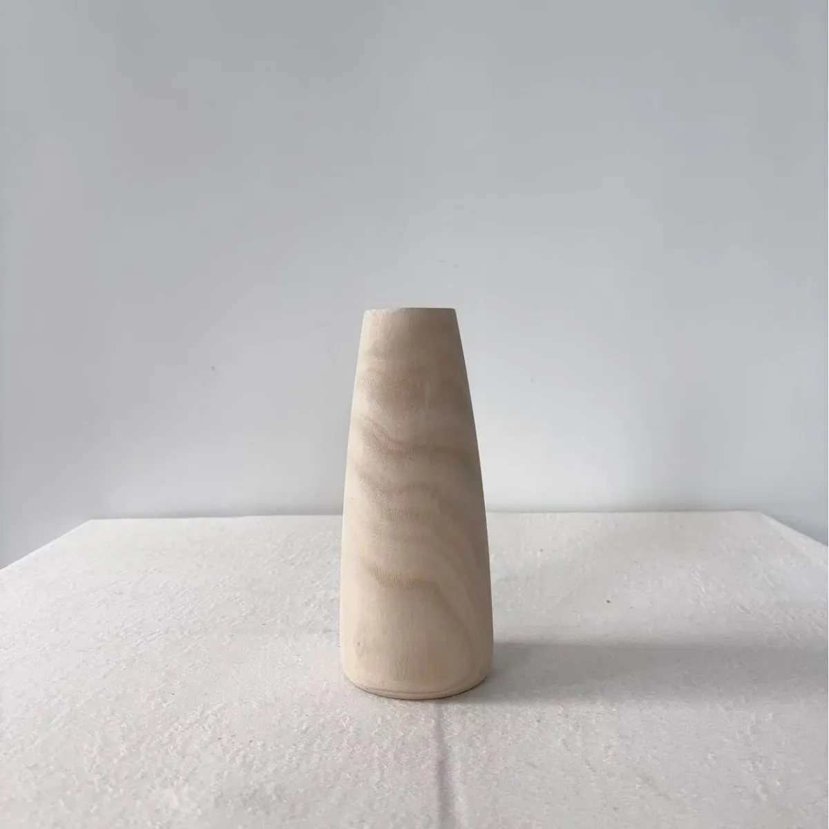 實木花瓶簡約家居插花花器工藝品擺件裝飾桌面客廳展櫃花瓶