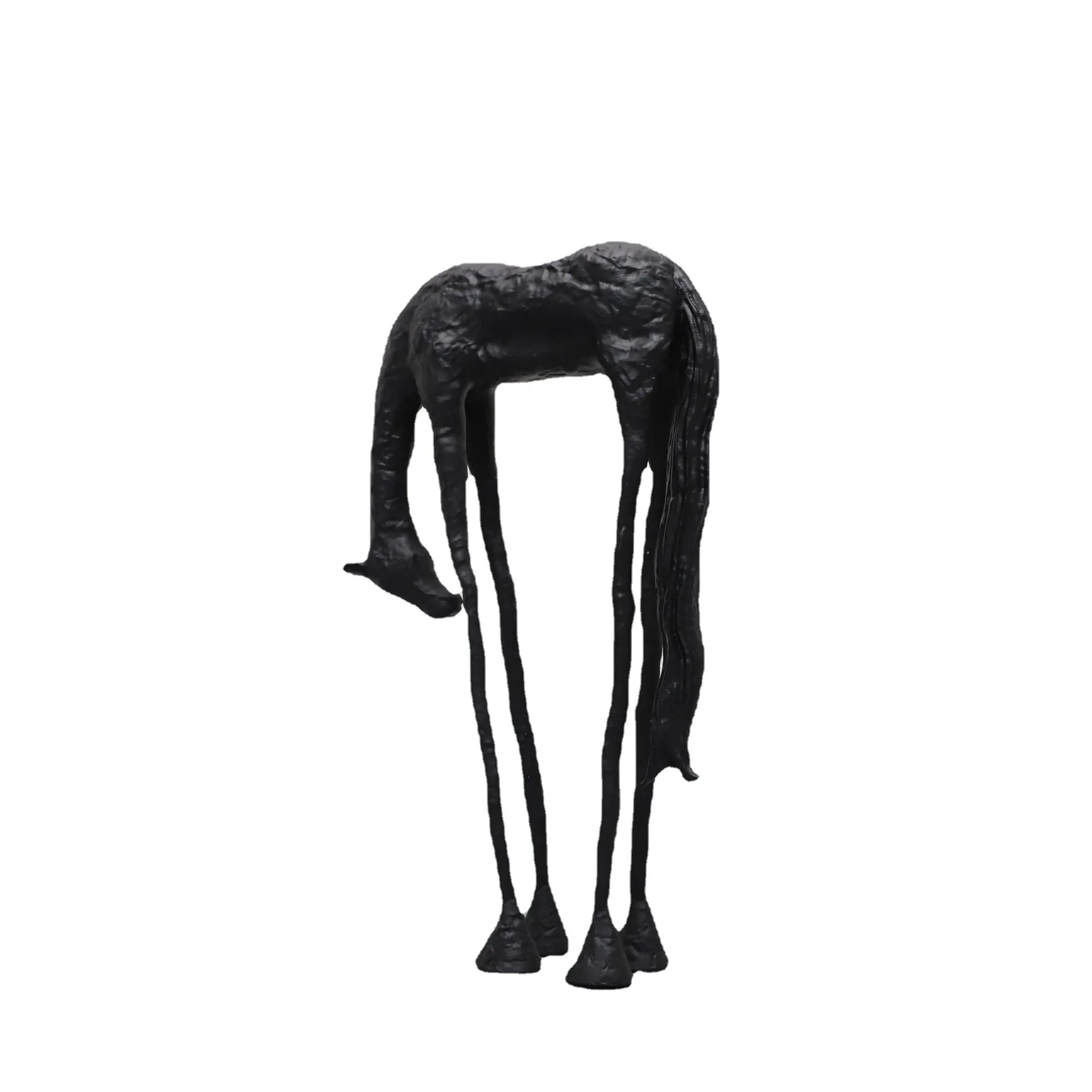 新中式鑄鐵馬桌面藝術擺件客廳書房酒櫃電視櫃玄關茶几家居裝飾品