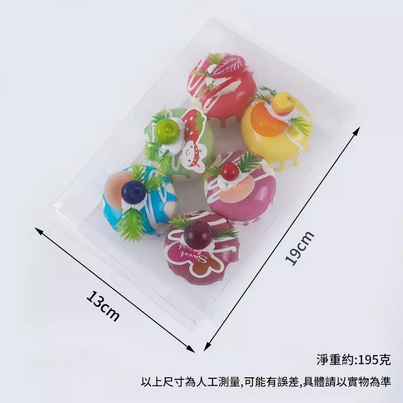 仿真法式奶油PU麵包小蛋糕 内置磁铁 橱窗展示擺件 仿真紙杯蛋糕模型道具 台灣出貨