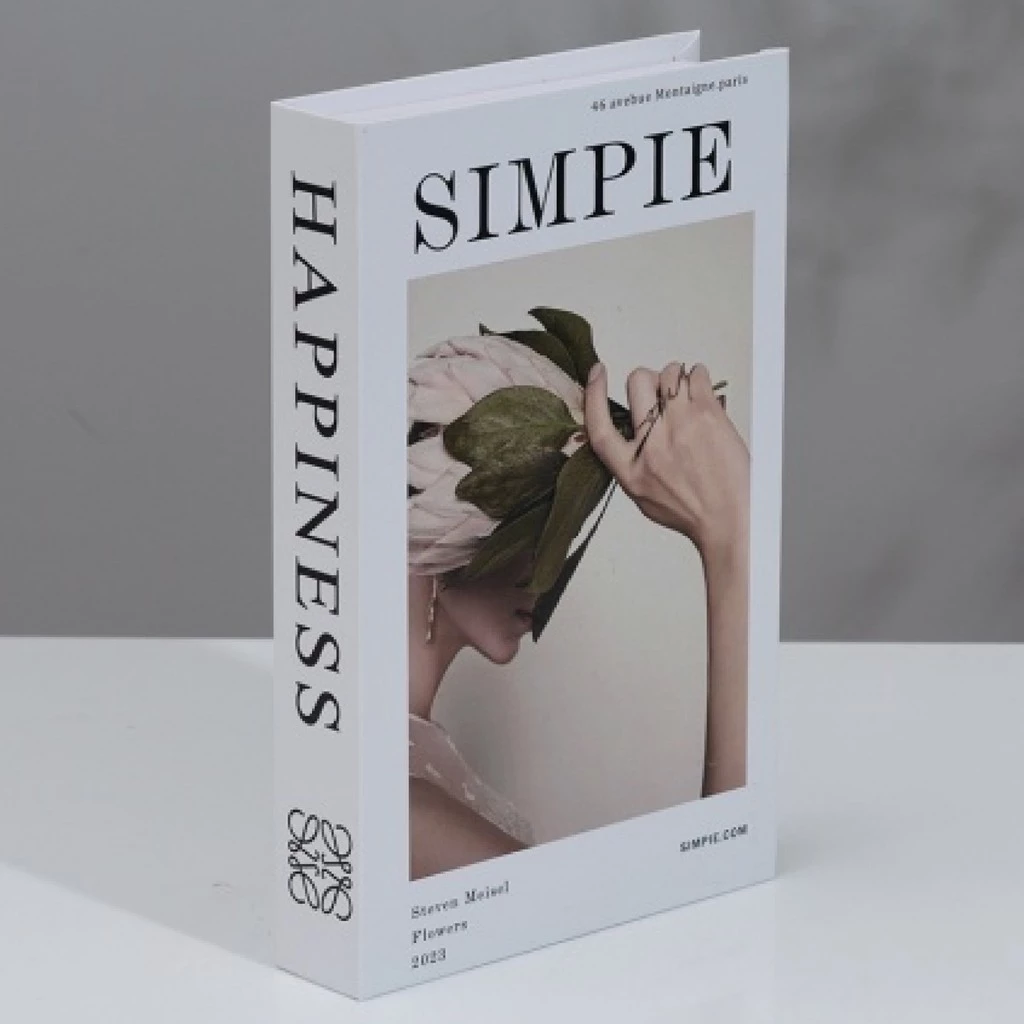 英文折疊裝飾書現代簡約道具書拍攝布置擺飾假書北歐仿真書 台灣出貨