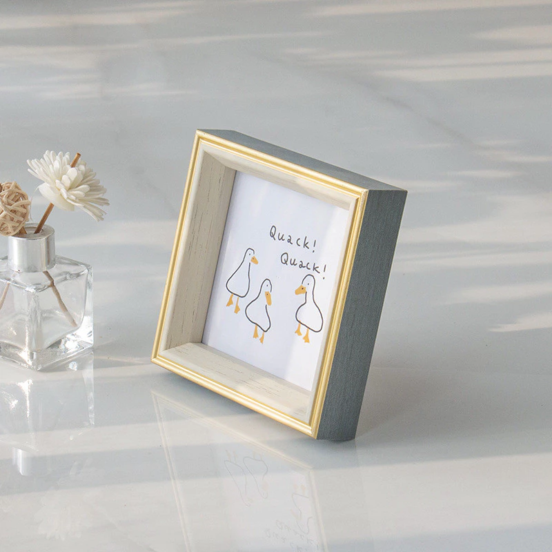 簡約北歐相框擺台正方形相框6吋7吋臥室客廳婚紗照洗相片相框台灣出貨