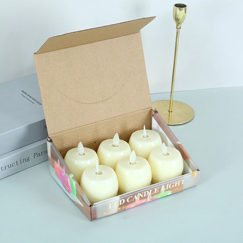 創意led電子搖擺蠟燭燈 婚禮裝飾節慶活動佈置蠟燭 蘋果仿真火焰搖擺蠟燭 台灣出貨