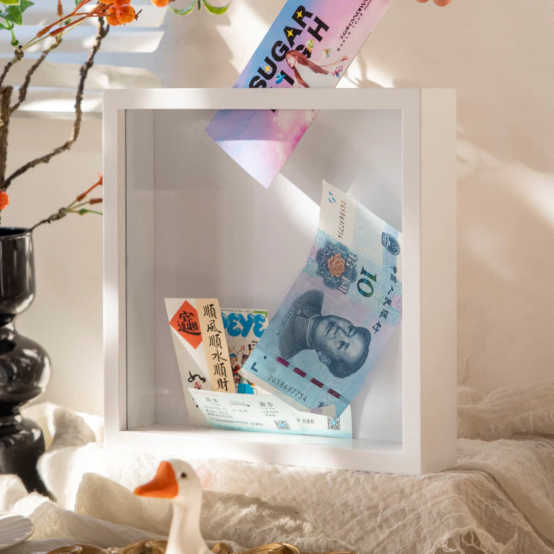 立體中空相框 小費箱 硬幣紀念紙幣演唱會門票電影票機票收藏框台灣出貨