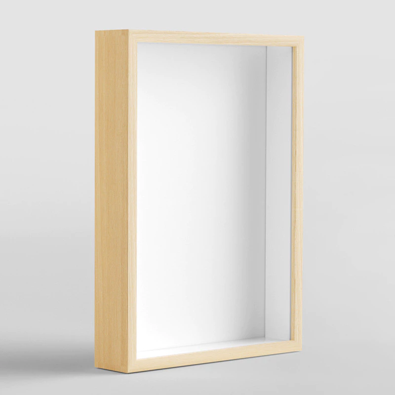 立體中空A3 A4相框空框掛牆木質乾燥花蝴蝶標本框手工diy擺台多種規格畫框台灣出貨