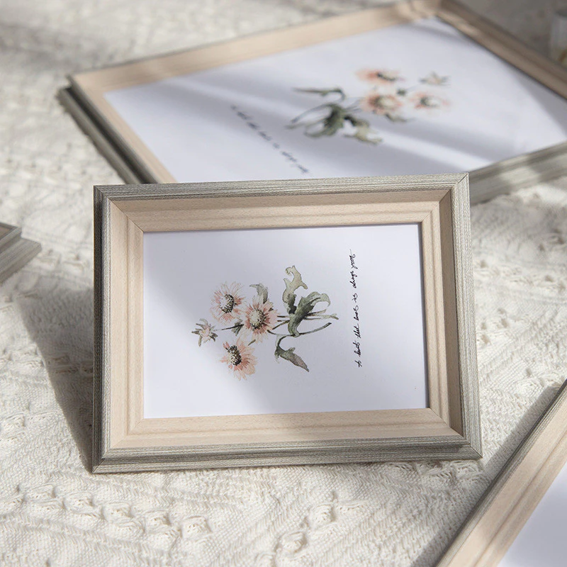 簡約相框擺台6吋7吋相簿框裝飾擺桌美甲展示相架 A3 A4 8K相框掛牆 台灣出貨