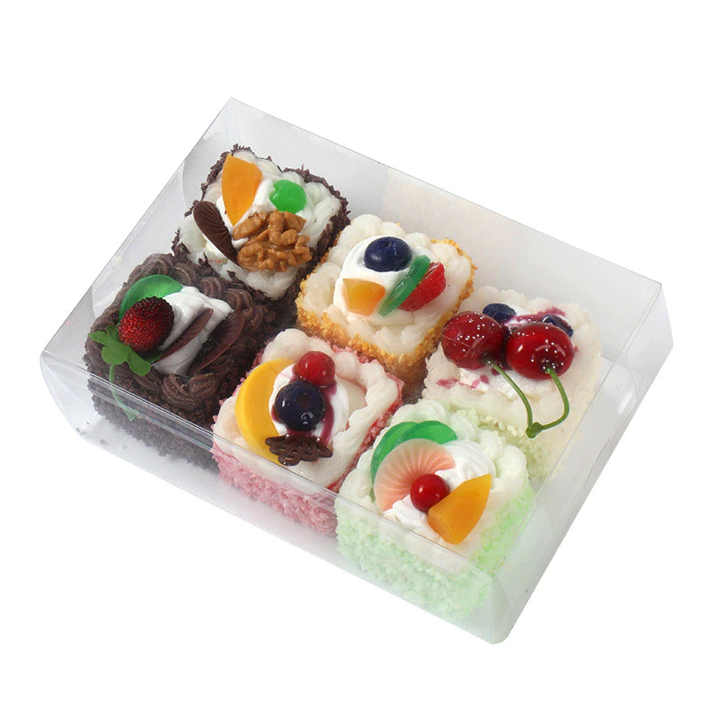 仿真法式奶油PU麵包小蛋糕 内置磁铁 橱窗展示擺件 仿真紙杯蛋糕模型道具 台灣出貨