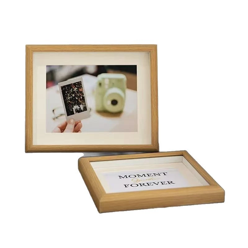 中空立體鏤空貝殼標本相框 擺台簡約木質相框畫框裝飾 台灣出貨