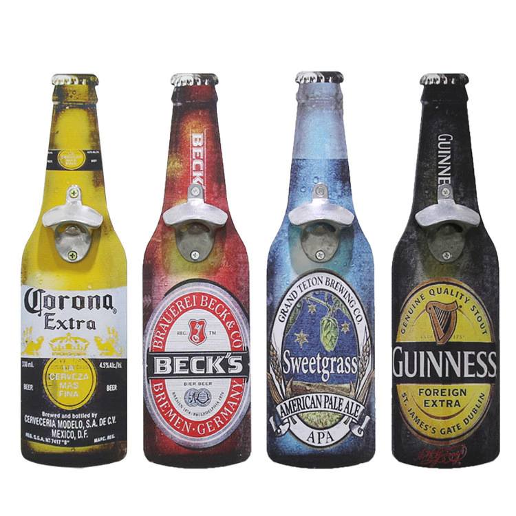 古早味創意開蓋器掛件 木質開瓶器咖啡店壁飾 酒吧餐廳牆面 飲料機配件裝飾掛飾