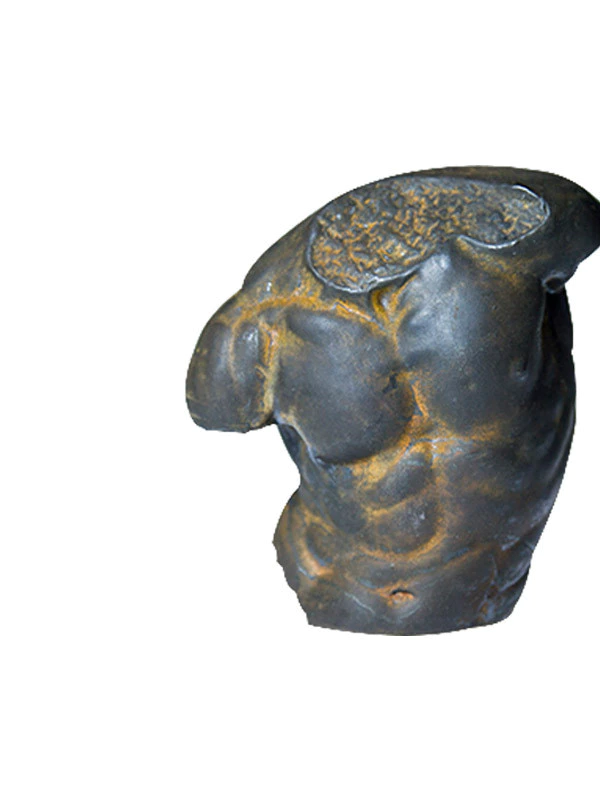 新古典雕塑藝術擺飾 書鎮 家居客廳電視櫃桌面小擺件 鐵粉合成樹脂裝飾品 軟裝優選 台灣出貨