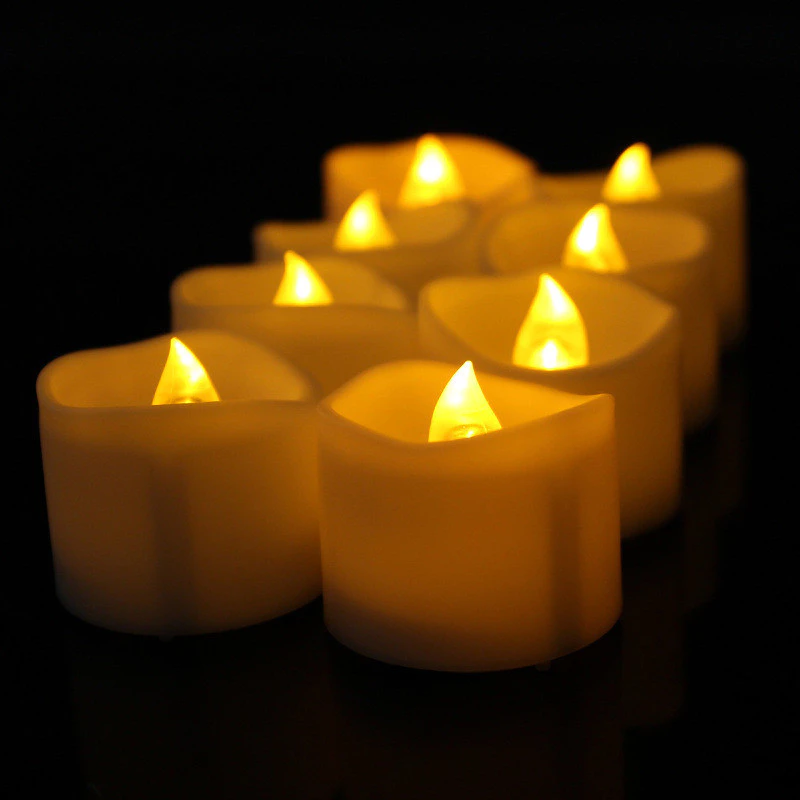 定時循環仿真電子蠟燭 led蠟燭燈 定時亮6H裝飾蠟燭 適用活動節日婚禮佈置擺飾 台灣出貨