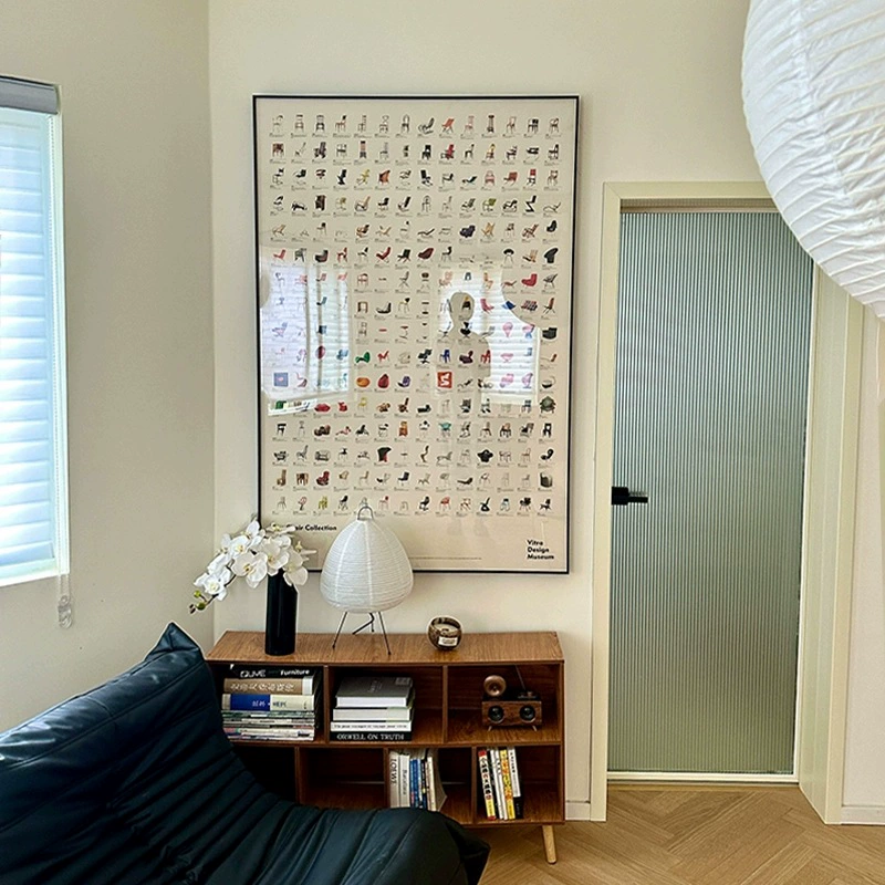 瑞士vitar博物館100椅子現代藝術掛畫包豪斯設計師大幅落地裝飾畫