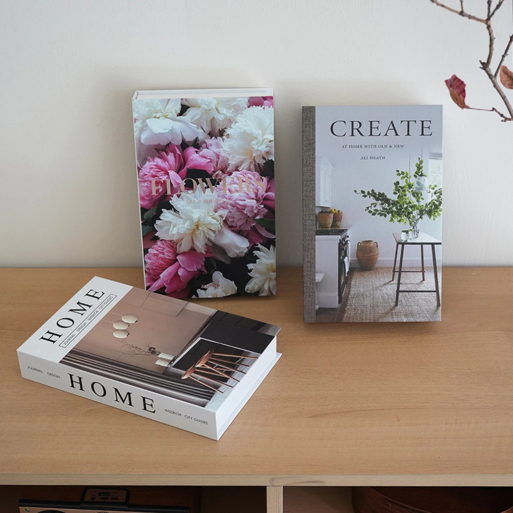 北歐家居假書裝飾擺件仿真書現代簡約軟裝 道具書裝飾書 台灣出貨