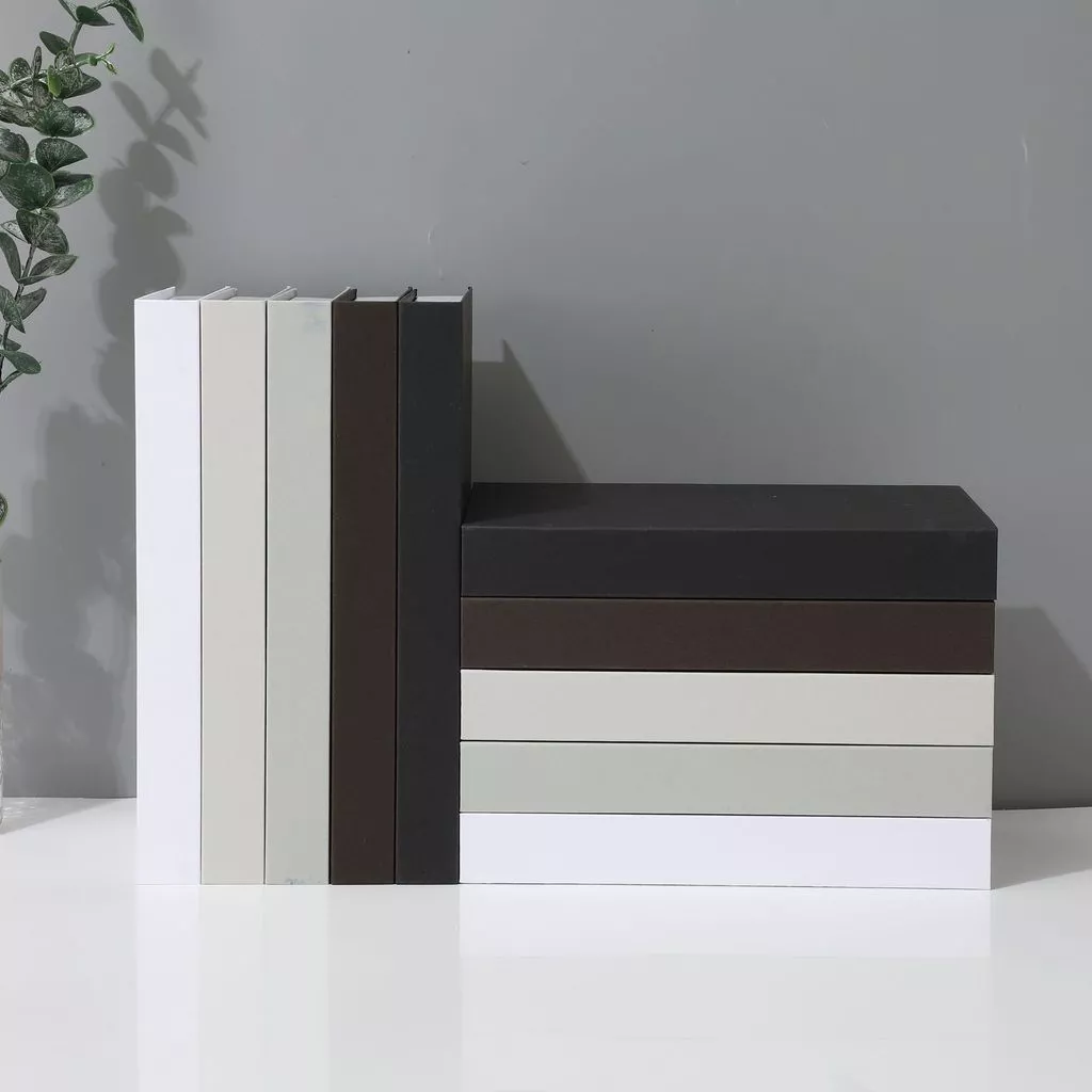 折疊款簡約素色裝飾書 大小款拍攝道具模型書房書櫃素色假書 台灣出貨