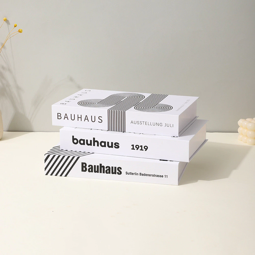 創意圖形裝飾書藝術設計系列假書軟裝飾品拍攝道具擺飾布置 台灣出貨