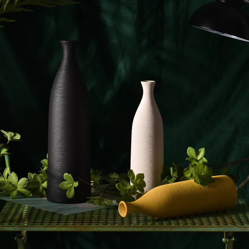 北歐莫蘭迪 陶瓷花瓶 乾燥花裝飾 花藝擺飾 客廳插花 現代簡約 創意小花瓶 台灣出貨