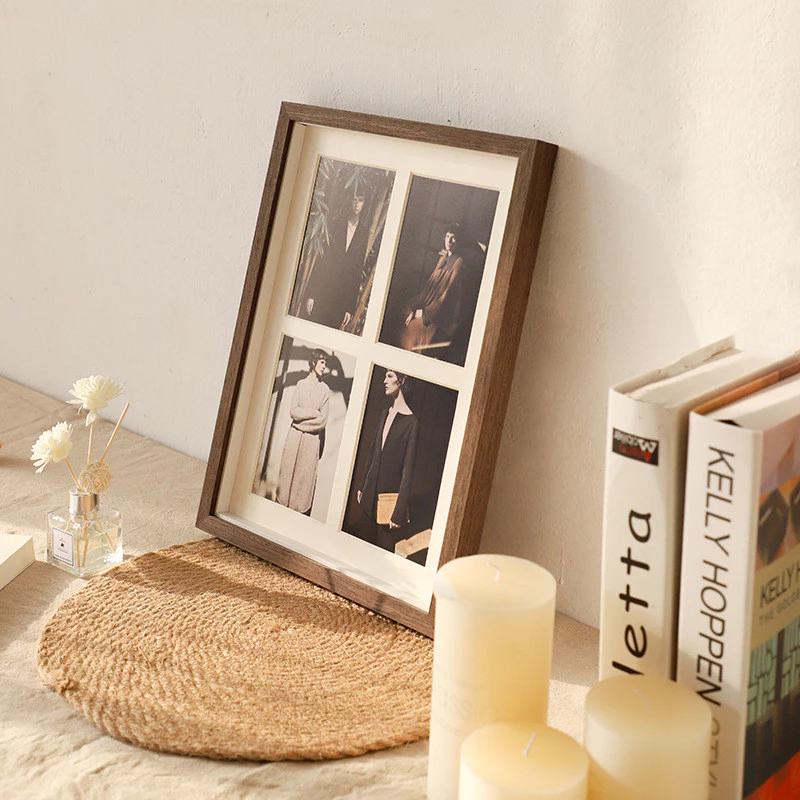 洗照片做成相框組合 相片擺台8吋婚紗照兒童照畫框掛牆三連 台灣出貨