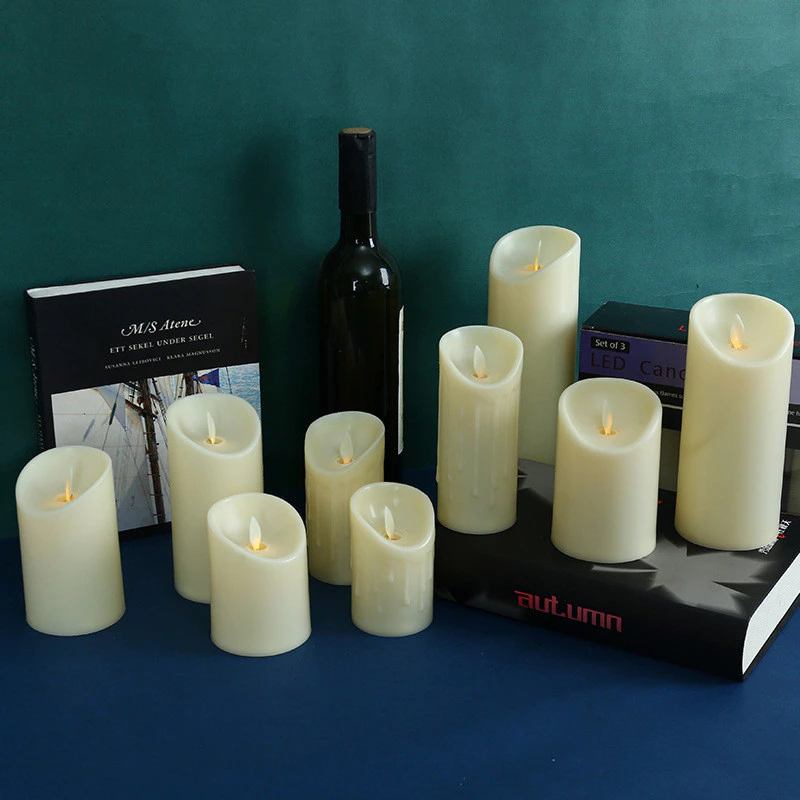  LED燭光搖擺仿真蠟燭(流淚版) 浪漫場景佈置道具 婚禮派對 節慶活動電子蠟燭 台灣出貨