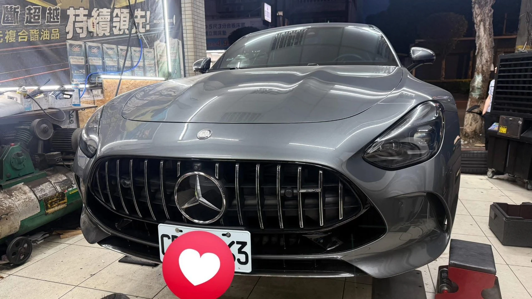 Mercedes-AMG GT 63施工四輪拱隔音