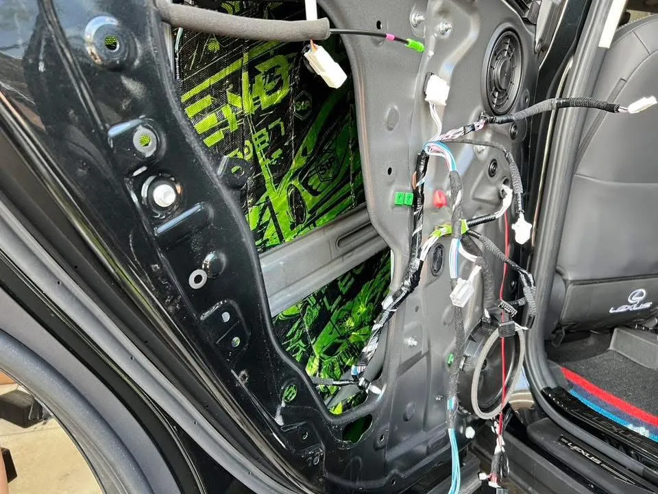 Lexus NX 輪拱+車門升級STP綠能降噪工程