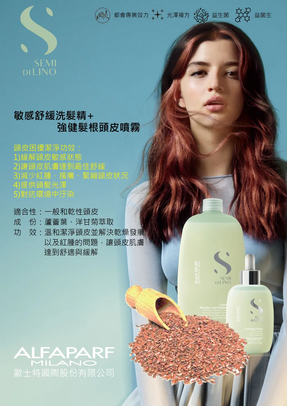 【義大利ALFAPARF】益生菌頭皮系列