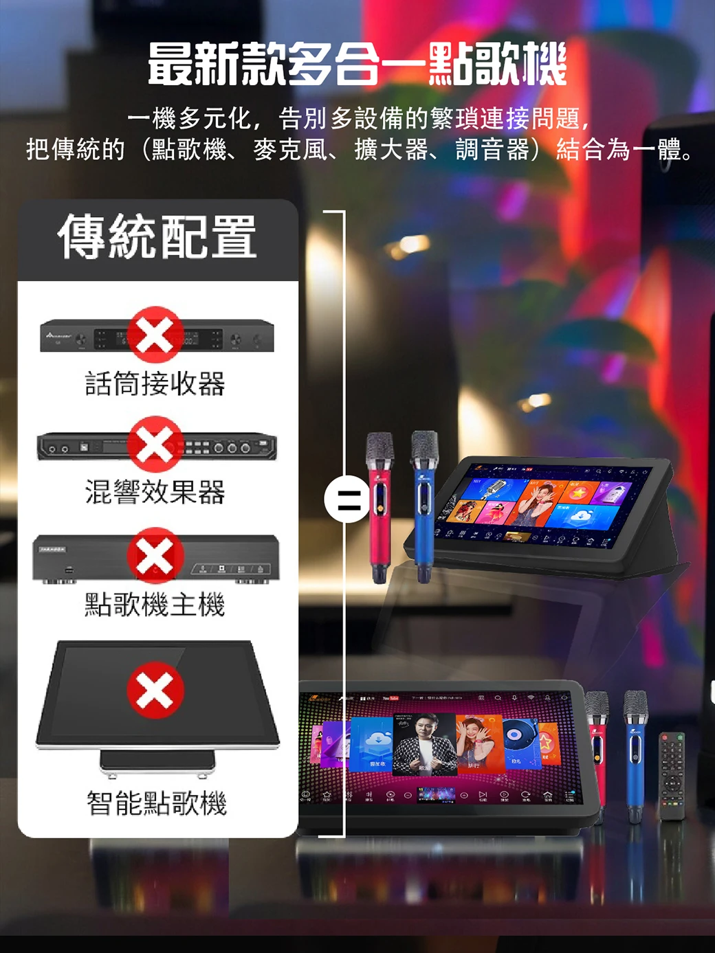 【DANMS丹嘜仕】高階升級YT款 YT999A +10吋高級賣場 智能點歌機 客訂賣場