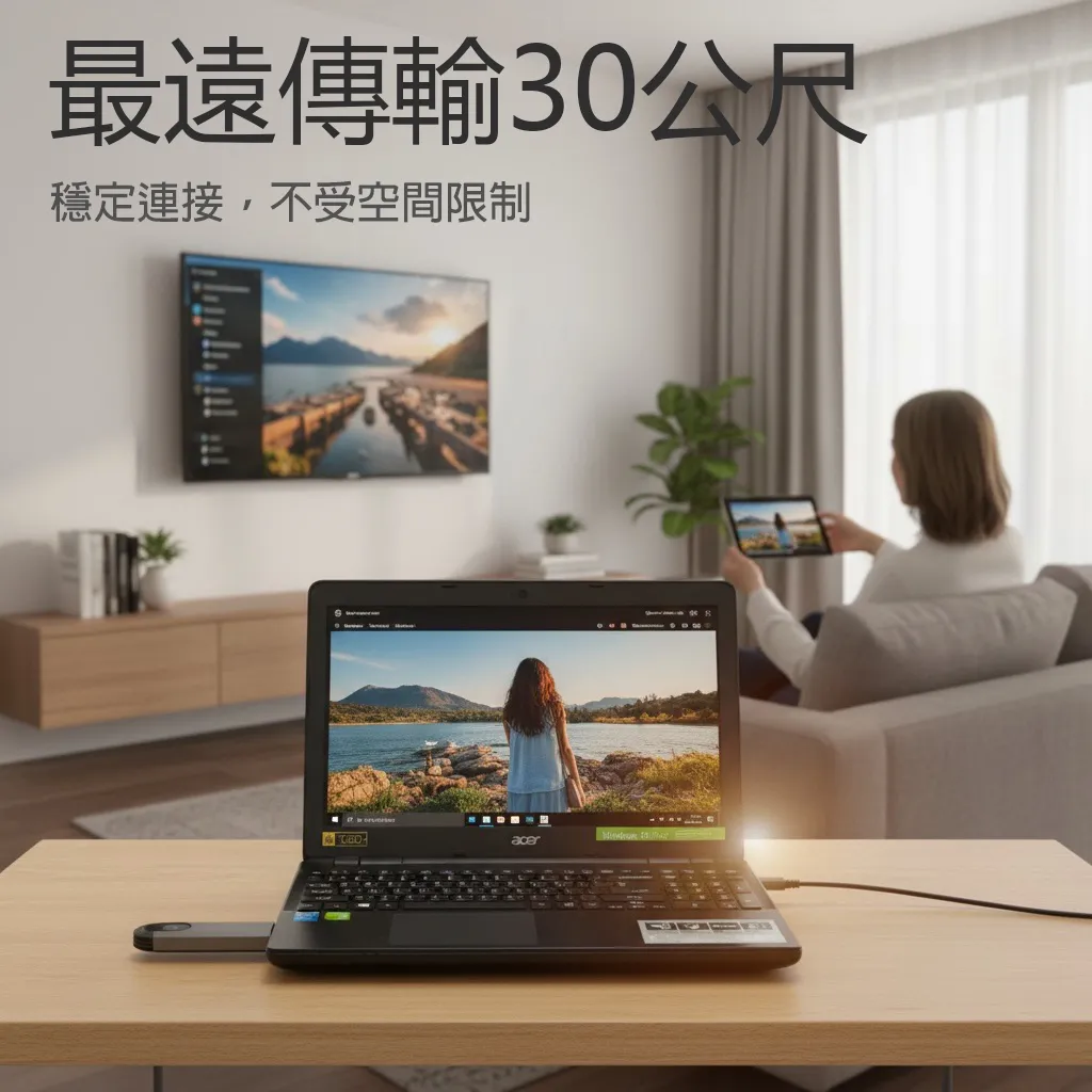 【丹嘜仕配件】無線HDMI 長距HDMI 高清輸出 接收器&發射器 電腦同步螢幕 電視投影儀 點對點無線接收 G69-TX