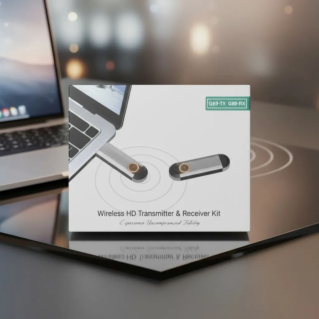 【丹嘜仕配件】無線HDMI 長距HDMI 高清輸出 接收器&發射器 電腦同步螢幕 電視投影儀 點對點無線接收 G69-TX